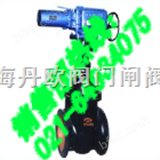 上海阀门Z945T/W-10型电动暗杆楔式闸阀