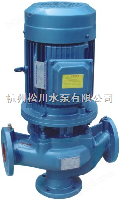 立式单机单吸管道离心泵、无堵塞立式管道排污泵