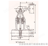 对焊楔式（电动、锥齿轮传动）闸阀W9SZ6A1Y-PN（200-350）